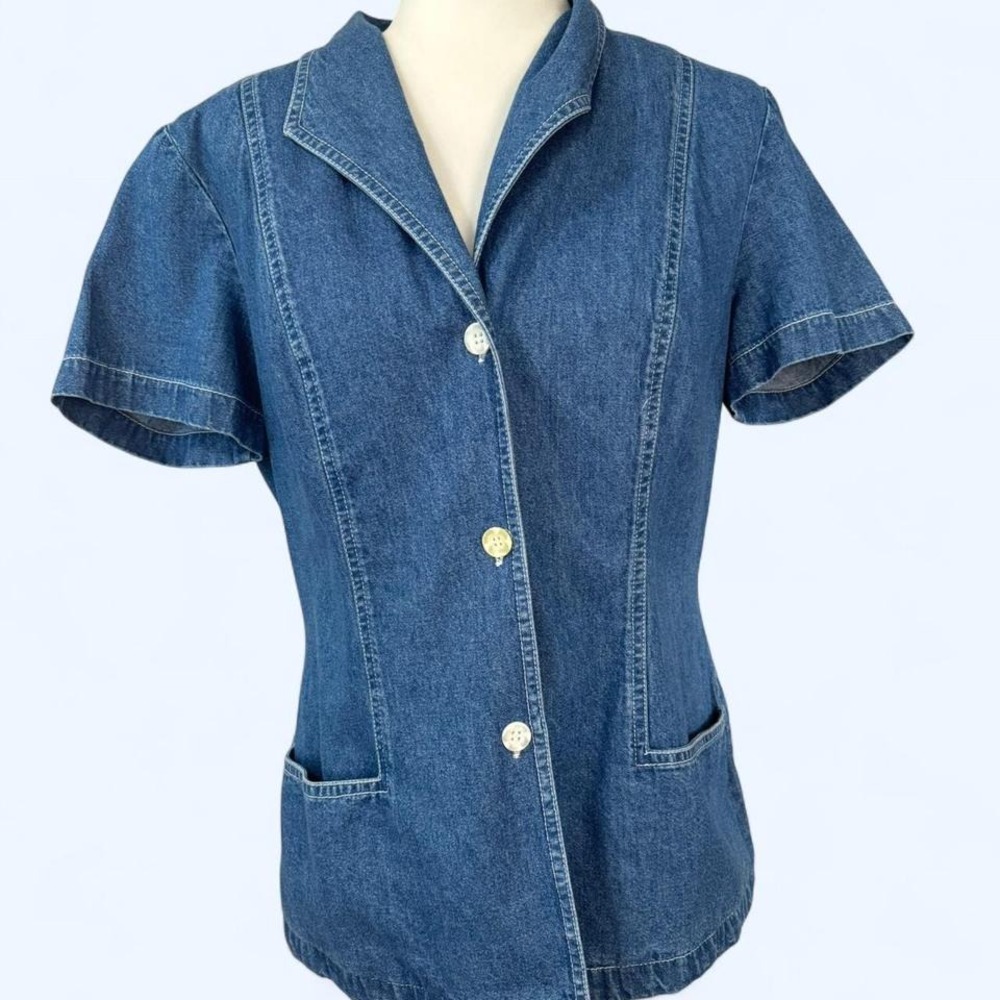 Vintage Denim Button Up
